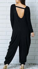 Load image into Gallery viewer, Give Them Harem Jumpsuit-Black