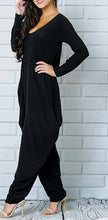 Load image into Gallery viewer, Give Them Harem Jumpsuit-Black