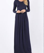 Load image into Gallery viewer, Maxine Maxi Dress-Navy Blue